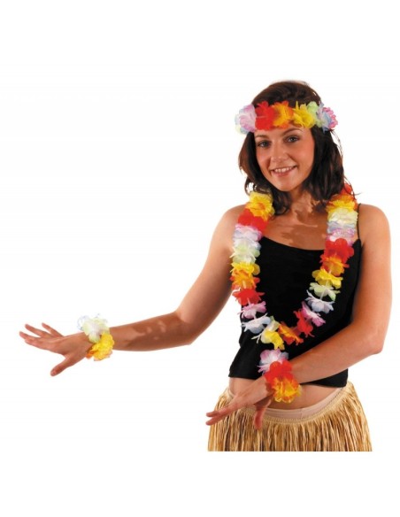 Collier rainbow orange