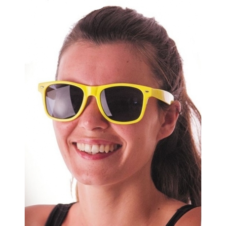 Lunettes fluo jaunes