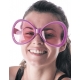 Lunettes diva roses 