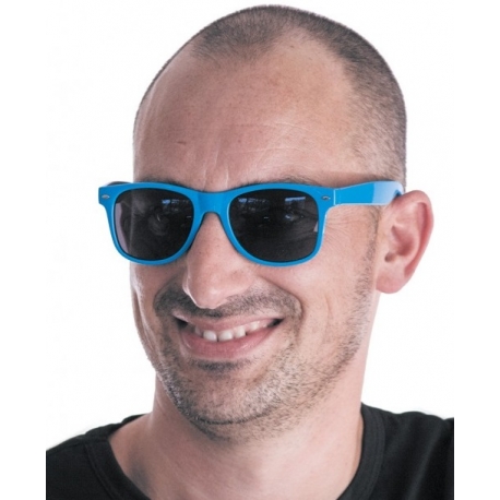 Lunettes fluo bleues