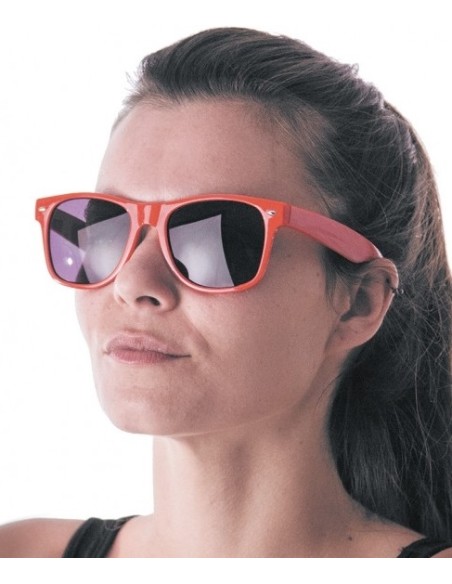 Lunettes fluo rouges