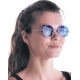 Lunettes hippy bleues