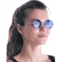 Lunettes hippie bleues