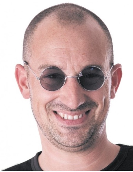 Lunettes hippy noires