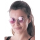 Lunettes hippy roses