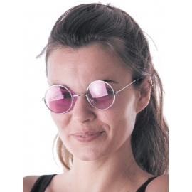 Lunettes hippie roses