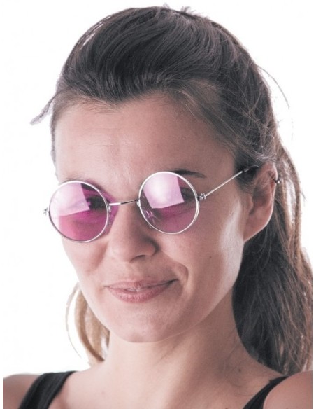 Lunettes hippy roses