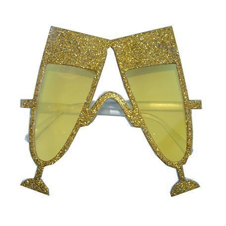 Lunettes paillettes Champagne argent