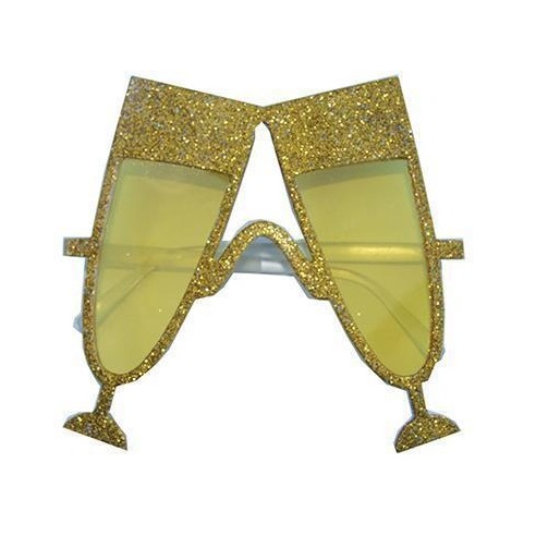Lunettes paillettes Champagne argent