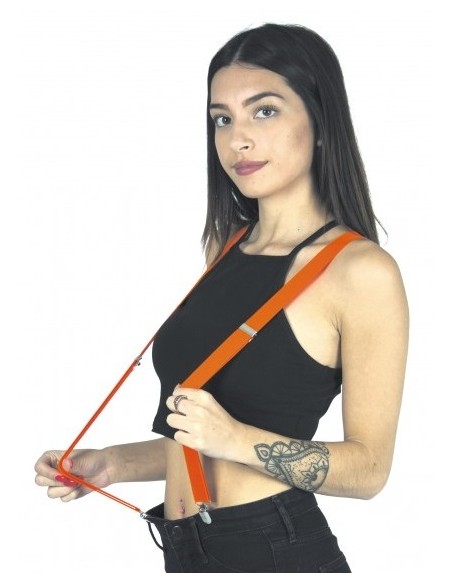 Bretelles fluo bleues