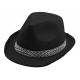 Chapeau borsalino polyester blanc