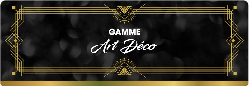 D&eacute;coration anniversaire th&egrave;me Art D&eacute;co