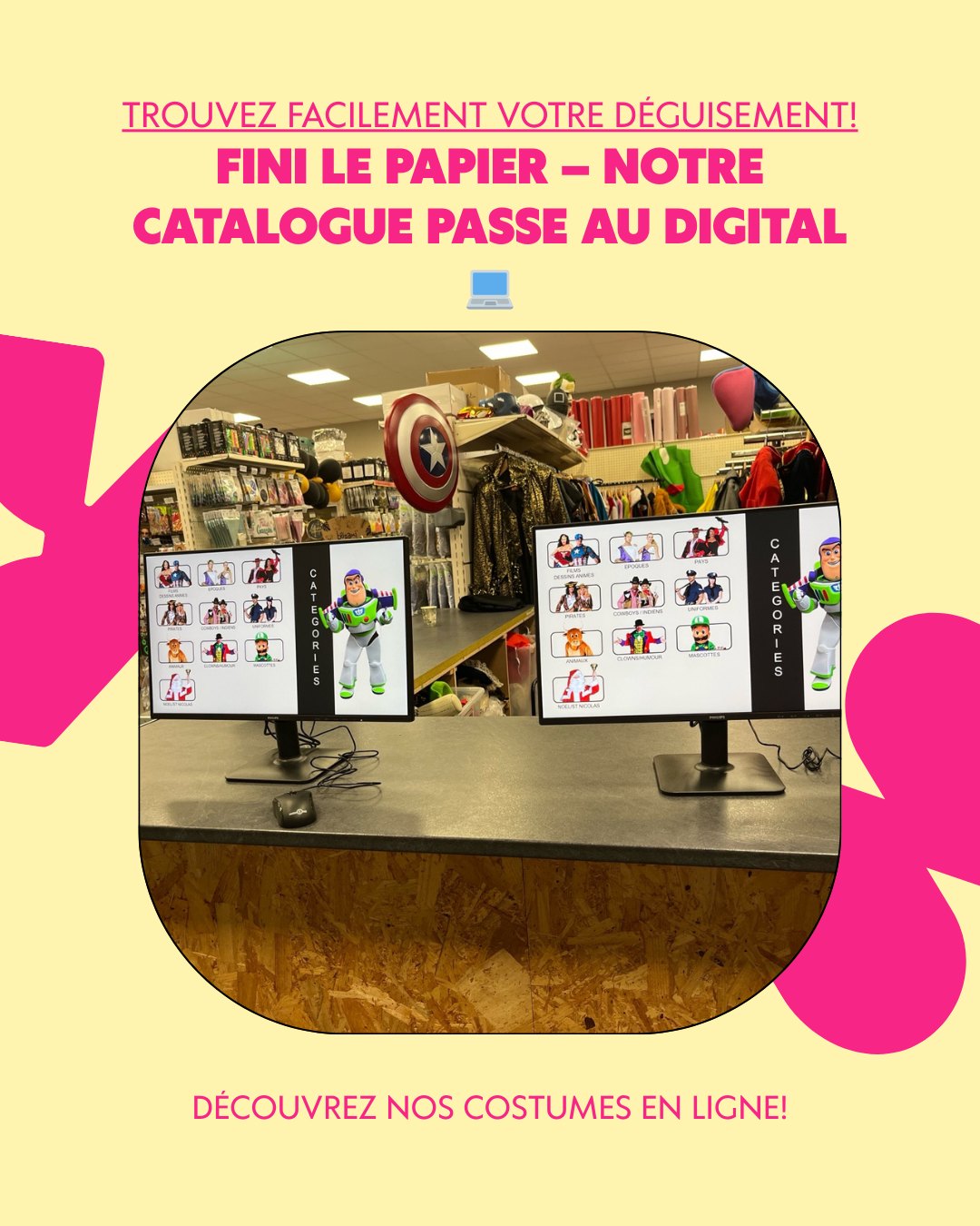 Catalogue digital location d&eacute;guisement