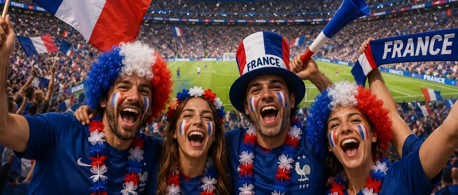 Accessoires supporters coupe du monde football 2026