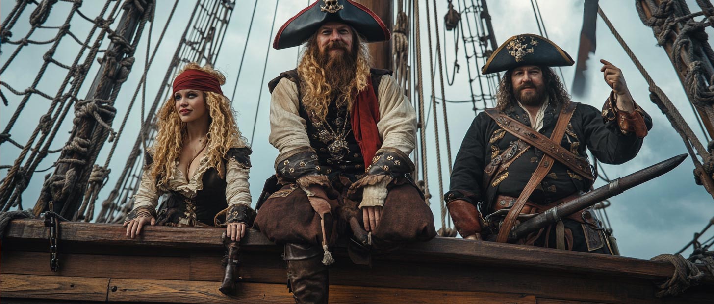 D&eacute;guisements et accessoires th&egrave;me pirate